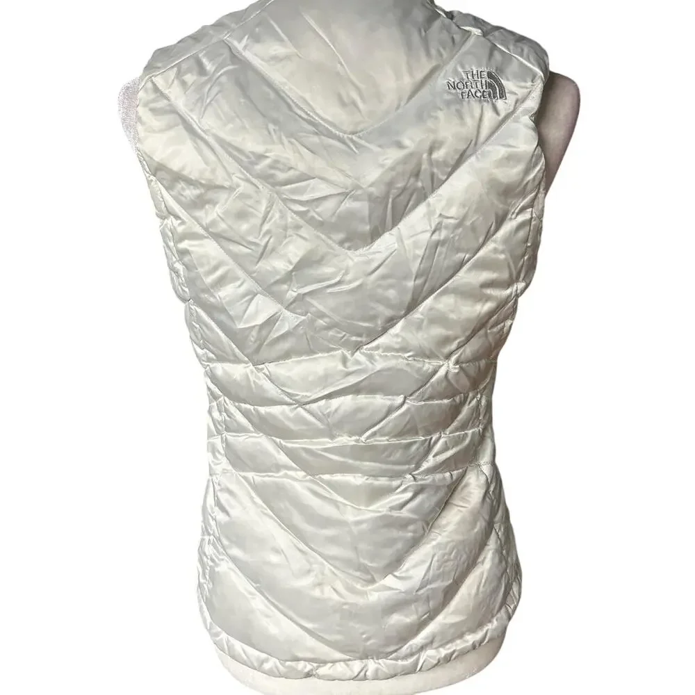 The North Face Jacket Coat 550 White Down Puffer Vest Size Women's XS